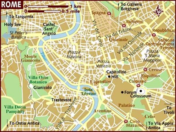 Image result for map of rome