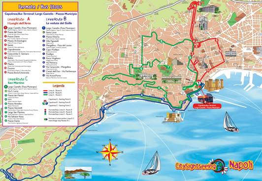 Image result for map of naples
